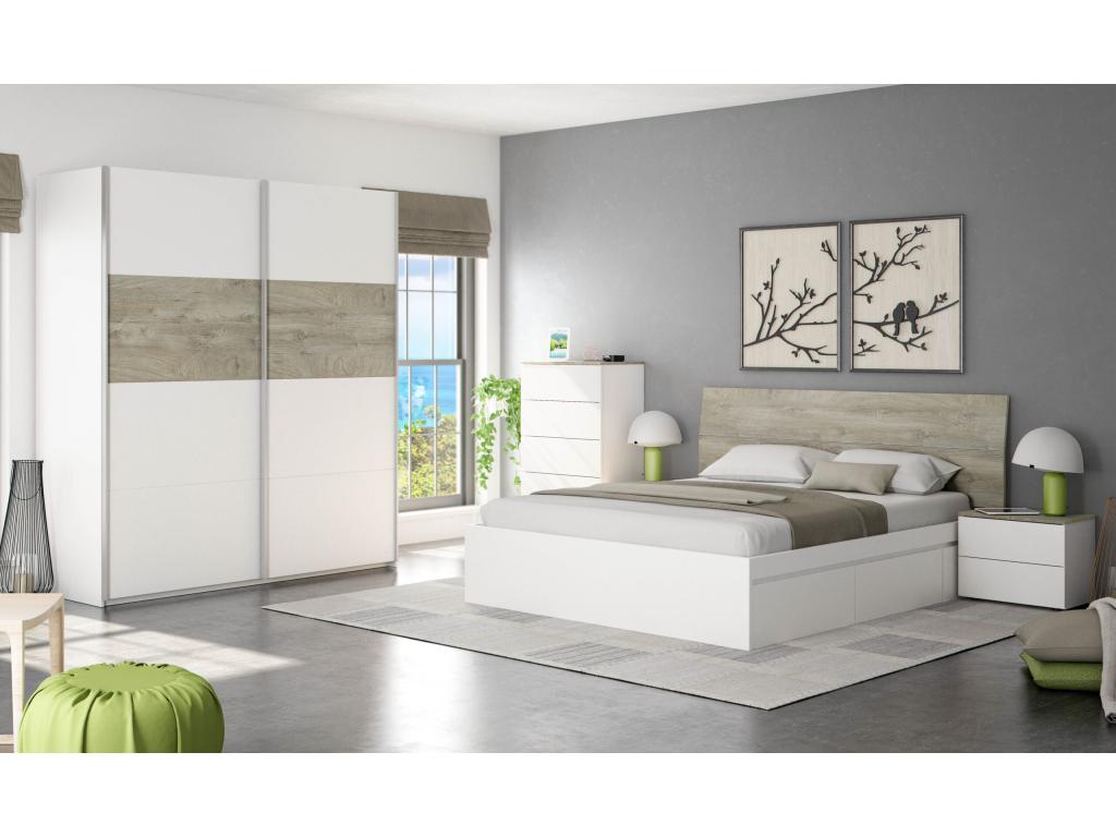 Homelumiere White 5-drawer chest of drawers by Homelumiere and Homelumiere