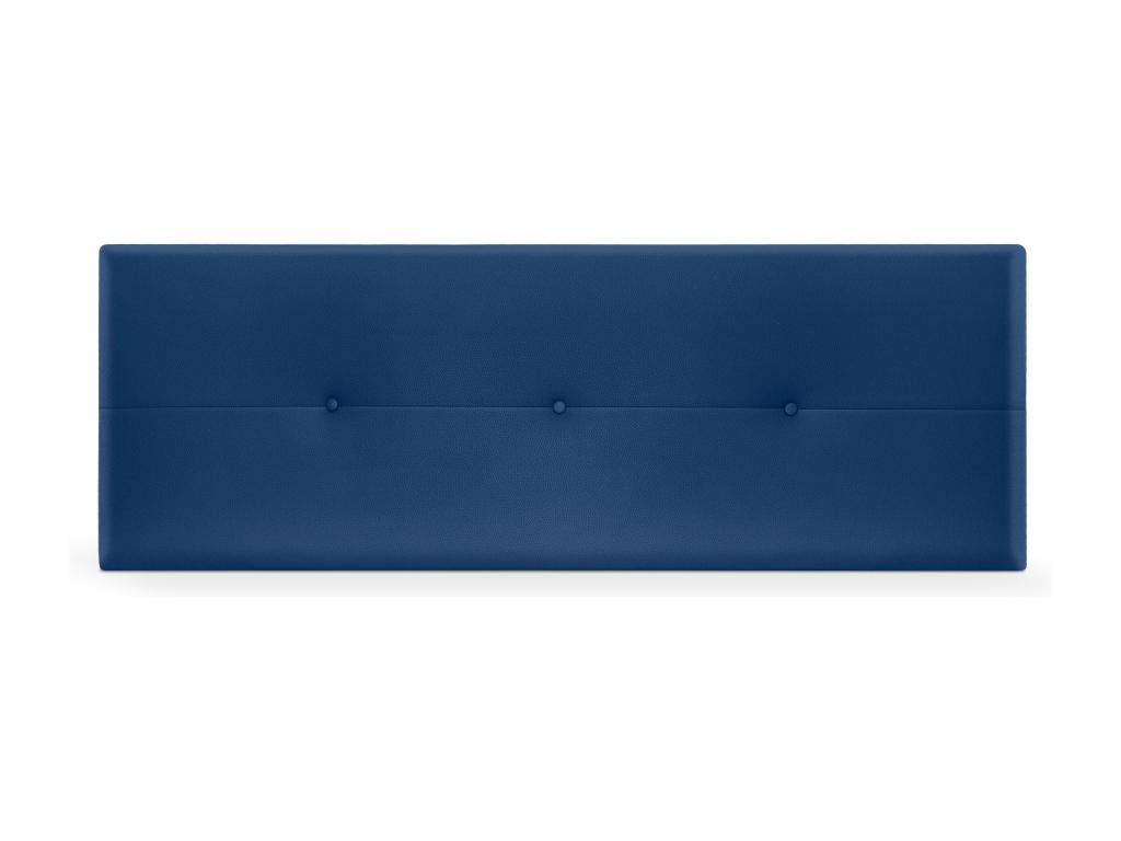 Homelumiere Faux Leather Headboard with Buttons 135x50cm for 120/135cm Beds - Blue