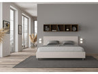 Homelumiere 180x200 White Faux Leather Upholstered Storage Bed