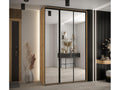 Homelumiere 2 Sliding Door Wardrobe 235.2/150/45 3 Doors Homelumiere/Black