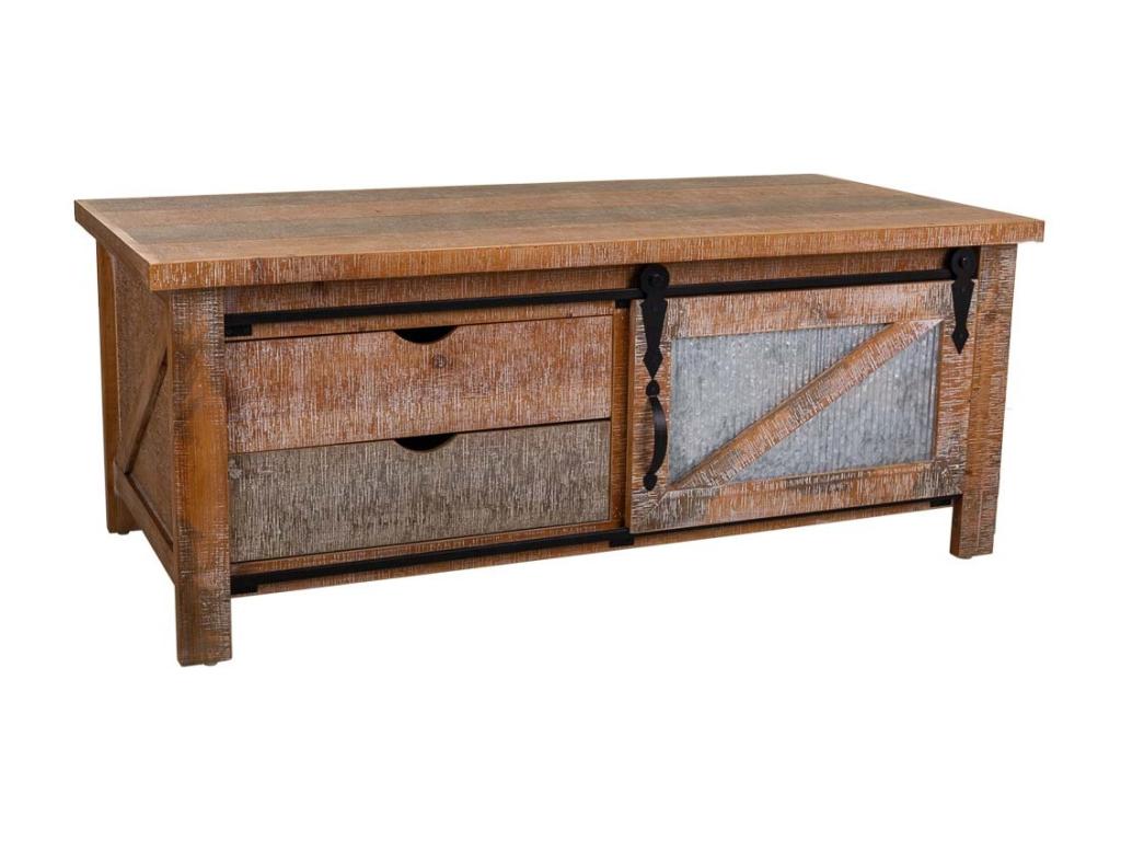 Brown coffee table 120x60x48h 06248QBFQ