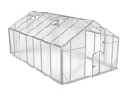 Homelumiere aluminum polycarbonate garden greenhouse with door and window