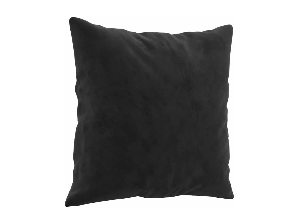 2-piece sofa set with black velvet cushions