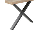Dining table 200x100 cm with X-shaped legs, Homelumiere