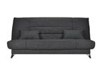 Homelumiere fabric bench 130x190, Homelumiere 13cm mattress with storage - Midnight Blue