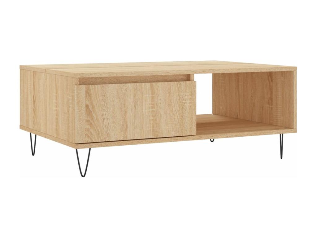 Homelumiere oak coffee table, 90x60x35 cm, engineered wood