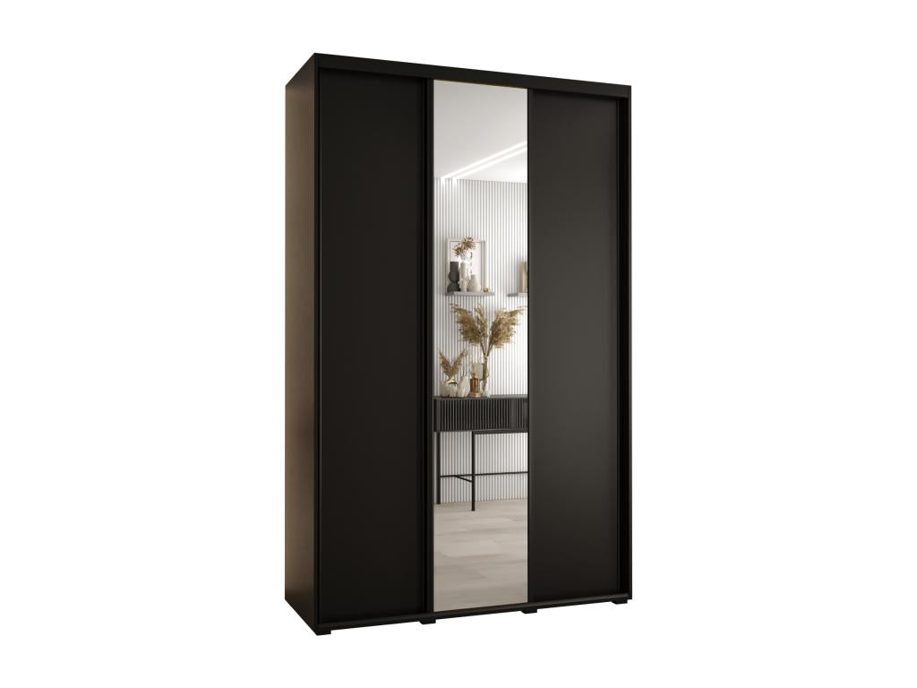 Homelumiere 3-Door Sliding Wardrobe 235.2/160/45 3 Doors Black/Black/Black
