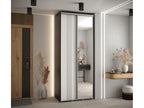 Delimoa 7 Sliding Door Wardrobe 235.2/110/60 2 Doors Black/White/Silver 41800CEBX
