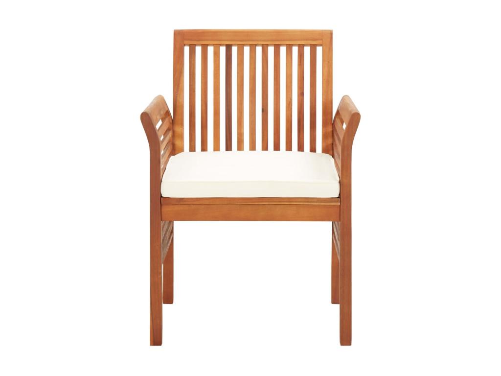 7-piece outdoor dining set and cushions by Homelumiere