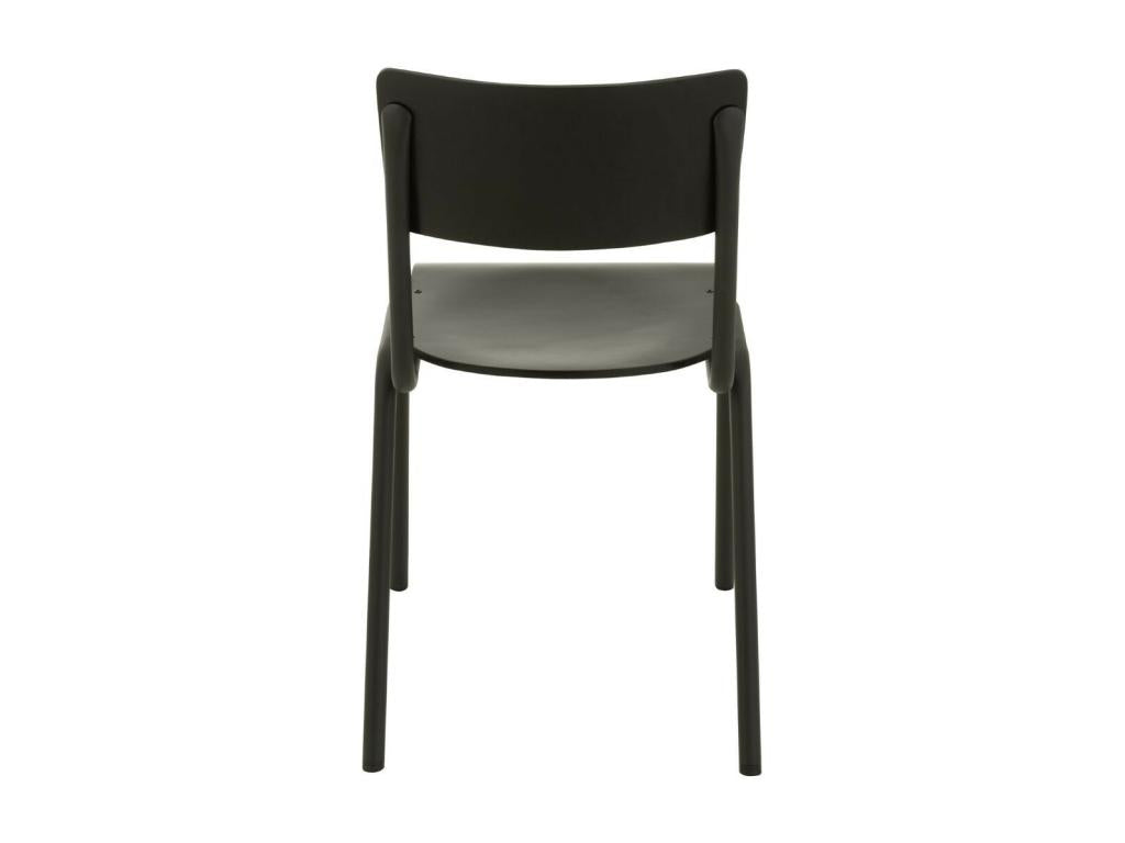 Wooden and metal chair, set of 2 - Delimoa 35830ZDOC
