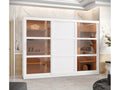 DOME 3 SLIDING DOOR WARDROBE 200/250/62 3 Doors White