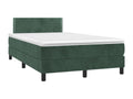 Bed base with Homelumiere bed light and dark green LED mattress 120x190 cm