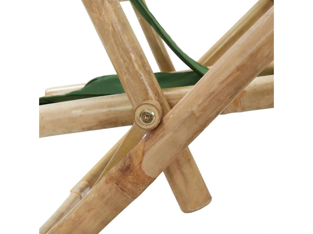 Homelumiere Green Reclining Relaxation Chair and Fabric