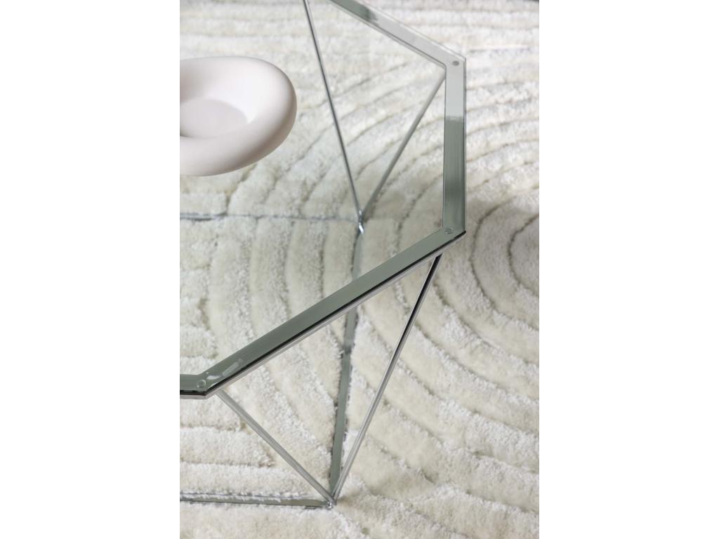 Homelumiere glass coffee table.