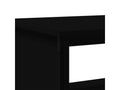 Black coffee table, 100x51x40 cm, engineered wood