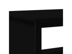 Black coffee table, 100x51x40 cm, engineered wood