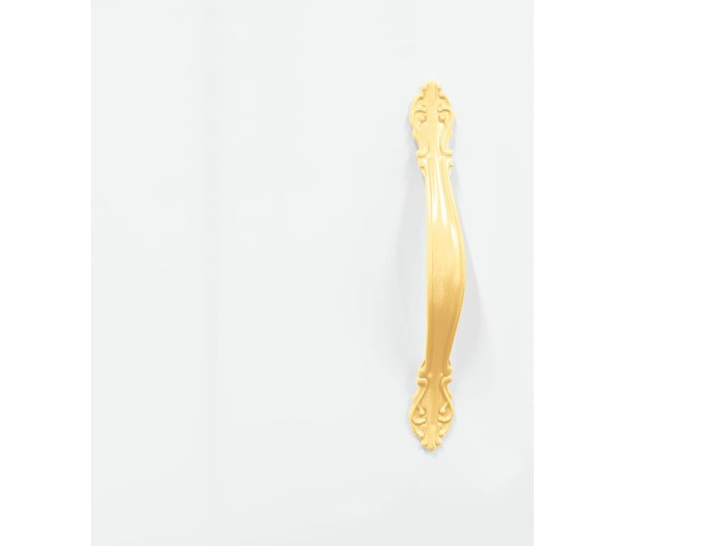 High-gloss white sideboard, 69.5x31x115 cm, engineered wood