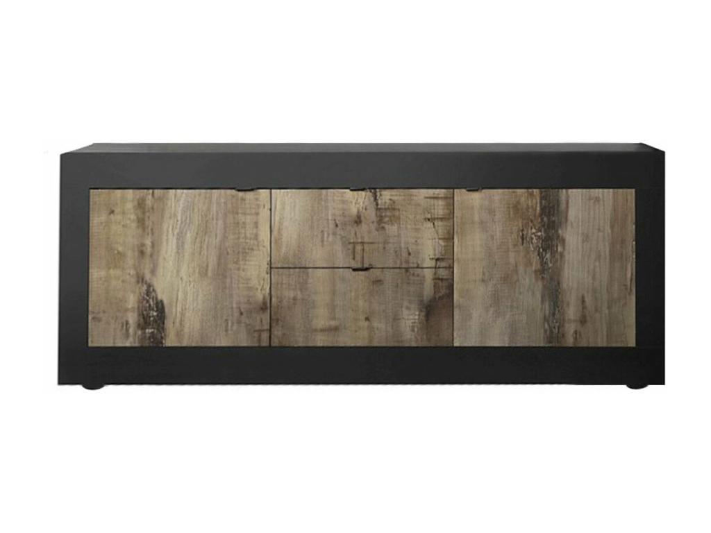 Homelumiere 2-Door, 2-Drawer Low Sideboard - W210 cm