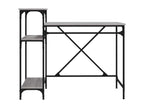 Homelumiere desk with shelves, 105x50x90 cm, engineered wood/iron