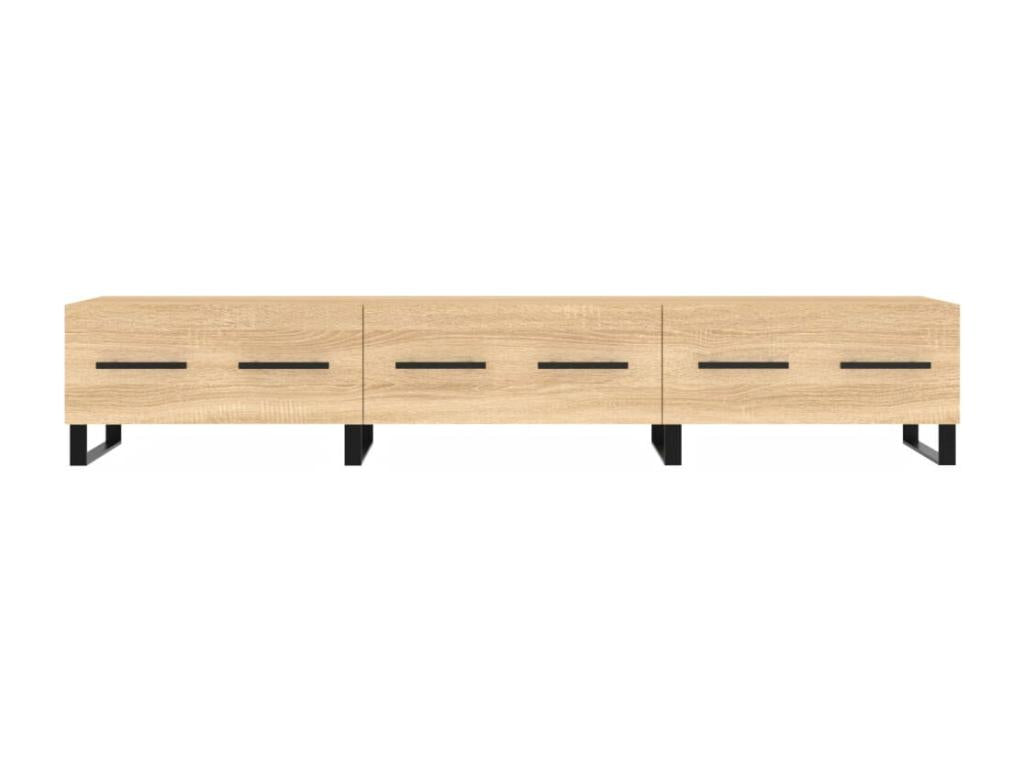 Homelumiere oak TV stand, 150x36x30 cm, engineered wood