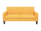 3-seater sofa 180x65x76 cm Yellow
