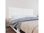 Wall-mounted headboard, white, 185x3x60 cm, solid pine wood, 33736IKNC