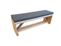 Homelumiere - Homelumiere garden bench with cushion - 150Lx43Hx38D cm