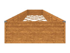 Raised garden bed 770x100x36 cm corten steel