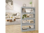 Homelumiere grey bookcase/room divider 80x30x135 cm