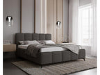 Homelumiere Double Bed 180x200 Homelumiere - Bed with legs, slatted base, Homelumiere Headboard with storage - 180x200 bed Homelumiere Dark Grey Anthology 18