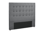 Homelumiere Upholstered Headboard - 160 cm - Fabric - Grey