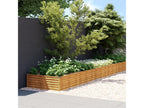 Raised garden bed 770x100x36 cm corten steel