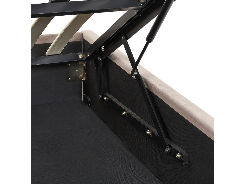 Homelumiere Velvet Ottoman Bed 160x200 cm Homelumiere