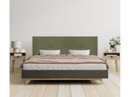 Delimoa Natural Linen Headboard with Buttons 145x105cm with Legs for 135/140cm Beds - Green 61144YWBN