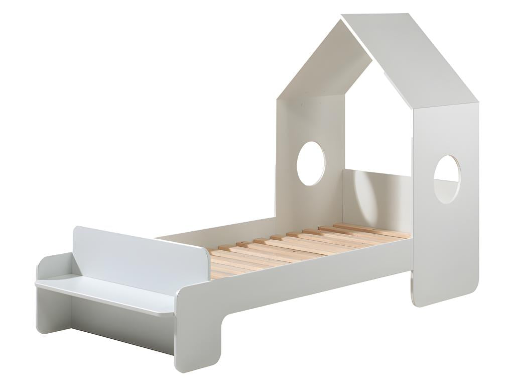 Pack - Children's Cabin Bed / Homelumiere Shelf 90x140cm White