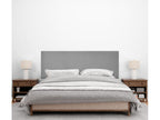 Homelumiere Smooth Fabric Headboard 150x50cm for 150cm Beds - Grey