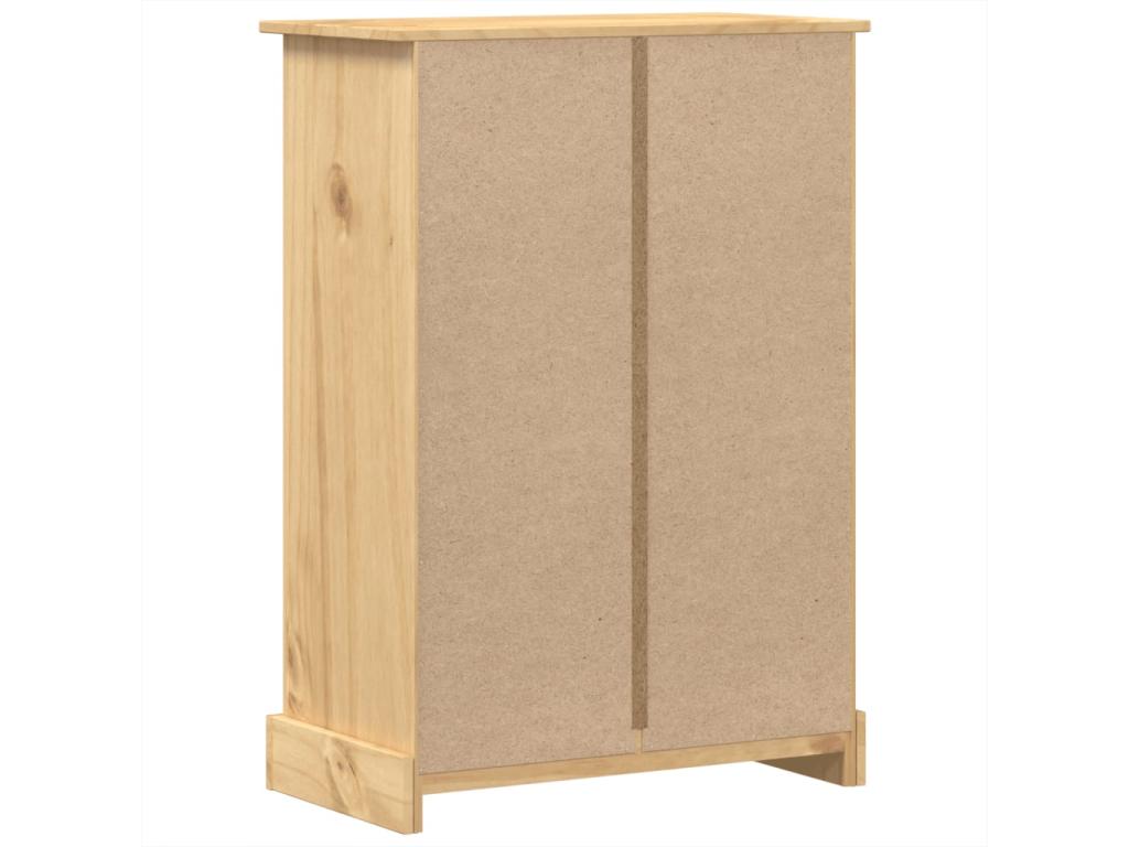 Homelumiere chest of drawers 80x43x114 cm solid pine wood