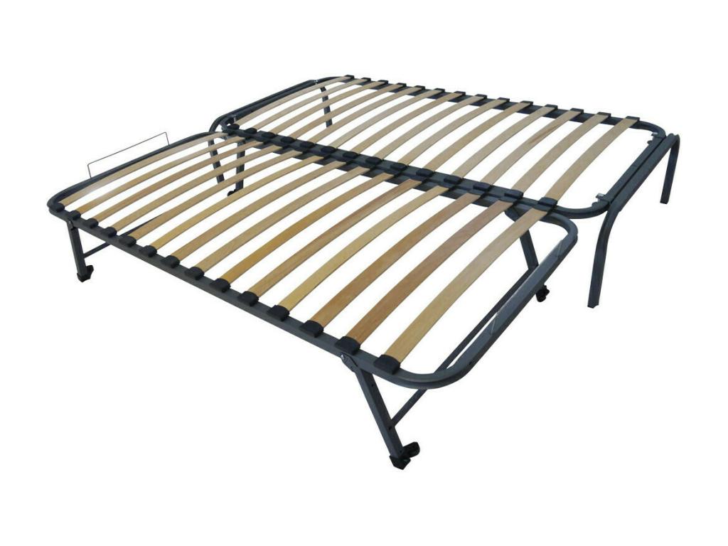 Homelumiere 80x190 cm Grey Metal Trundle Bed