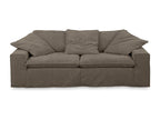 Sofa - brown corduroy - Homelumiere