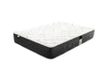 Homelumiere 27cm Firm Pocket Spring Mattress Set (Summer/Winter Sides), Beige Slatted Base (20cm Thick), Pillow, Duvet (160x200cm)