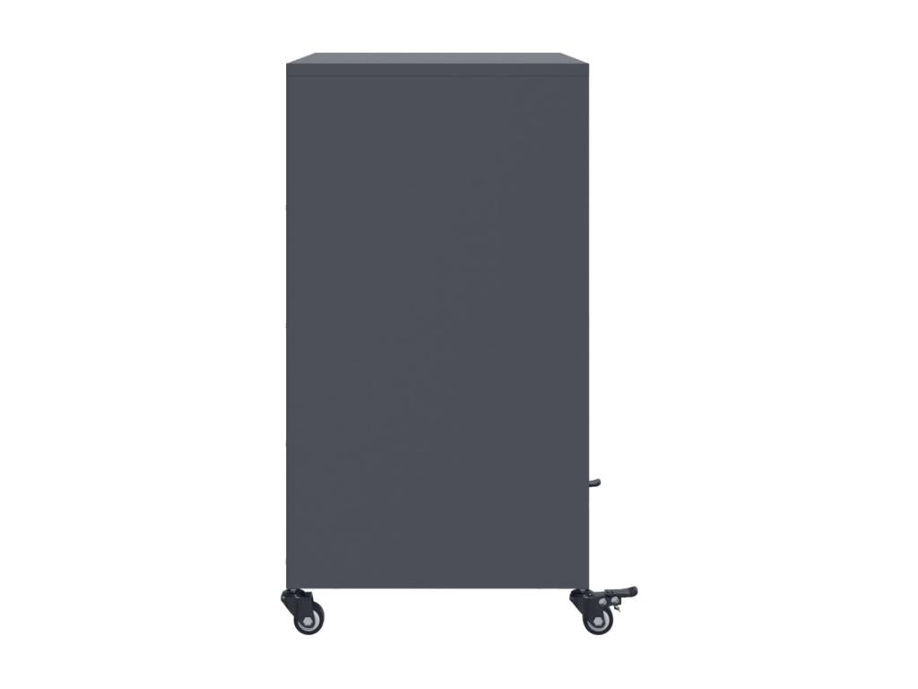 Anthracite sideboard 68.5x39x72 cm steel 18109SIPC