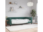 Dark green daybed 100x200 cm velvet