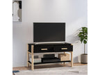 Black TV stand 82x38x45 cm Engineered wood