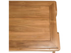 Homelumiere - Homelumiere rectangular coffee table with double teak top