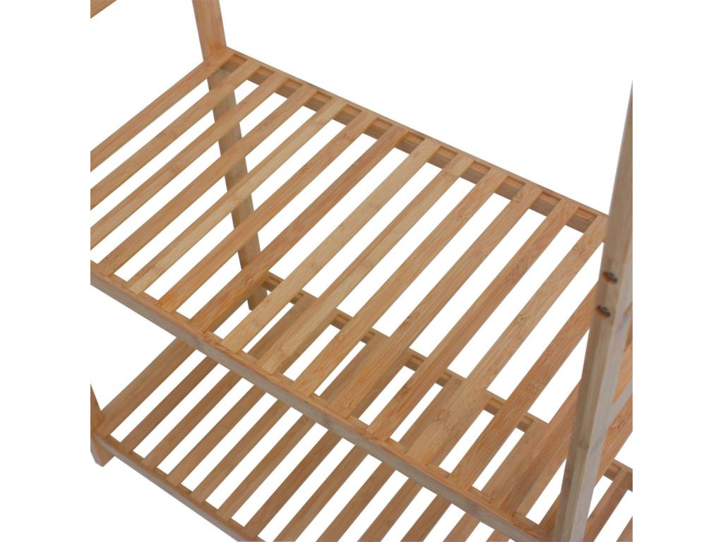 Homelumiere coat rack and shoe rack with shelf, 160x68x35cm, 7house