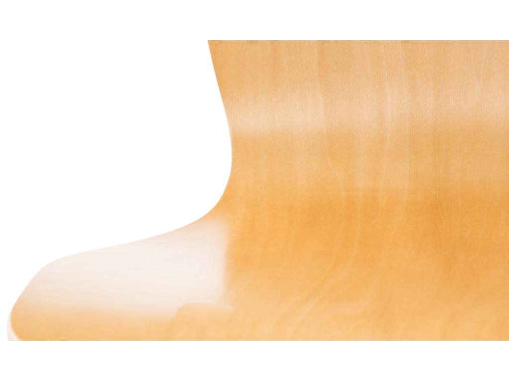 Conference chair - Wood / Chrome-plated metal - Natural - Homelumiere