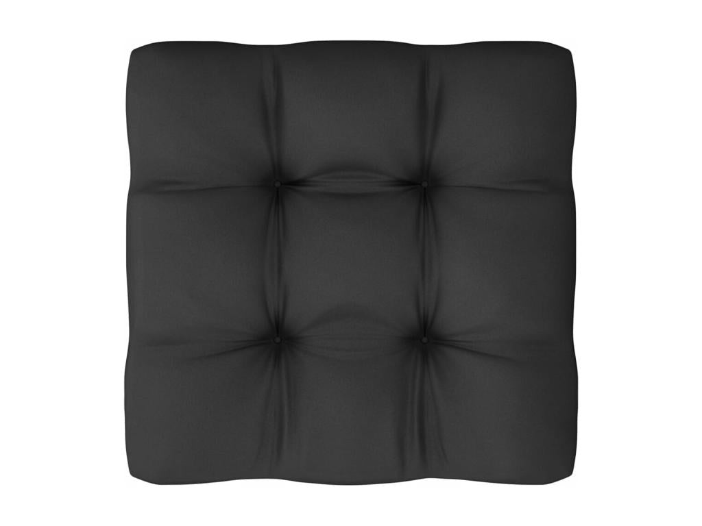 8-piece garden furniture set with cushions, grey, solid pine wood