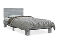 Homelumiere grey bed frame without mattress 100x200 cm