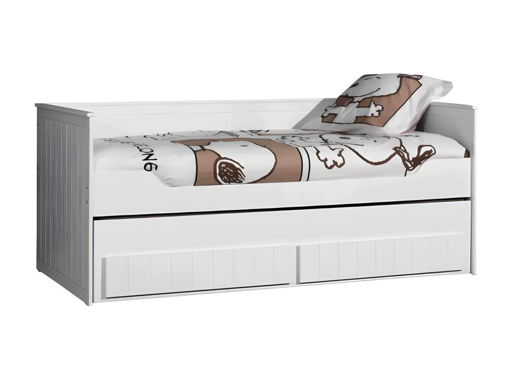 Artanzy Mezzanine Bed LB005 98x210x88 White 82134UOZS