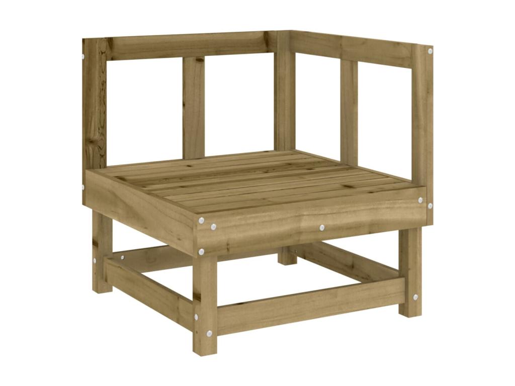 3-piece garden furniture set made of impregnated pine wood
